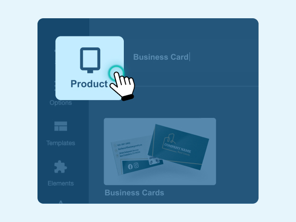 Design step 1 - Selecting business cards