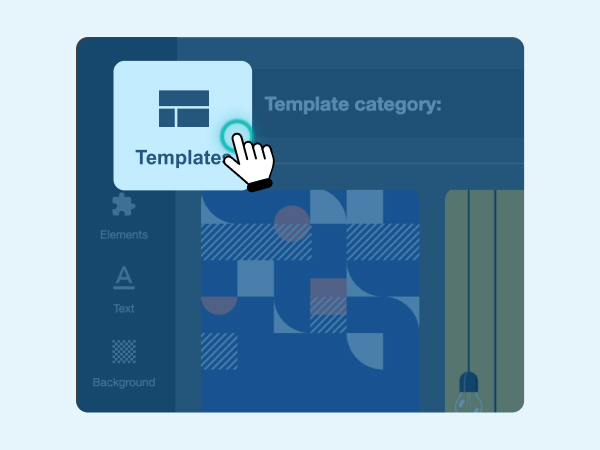 Design step 3 - Choosing a template for hairstylist business cards