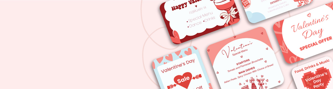 All templates customize and print Valentine's Day 2025