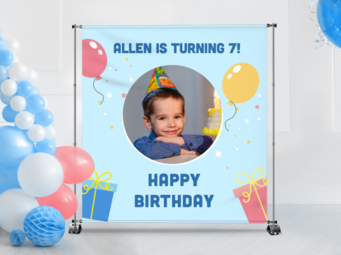 Custom birthday banner signs