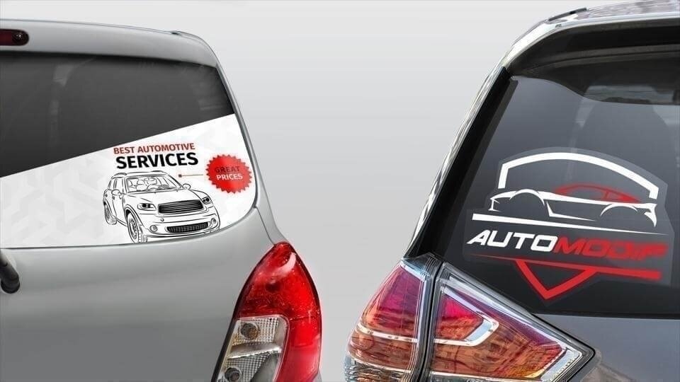 Car window decals