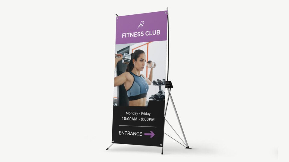 Custom X Stand Banners