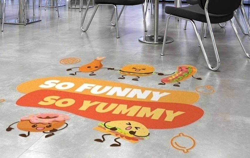 Floor decals