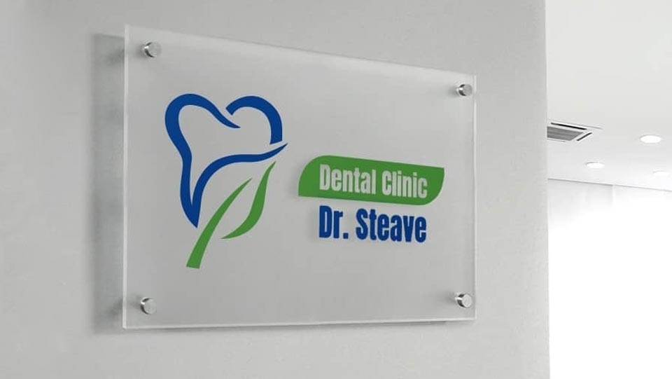 Frosted acrylic signs