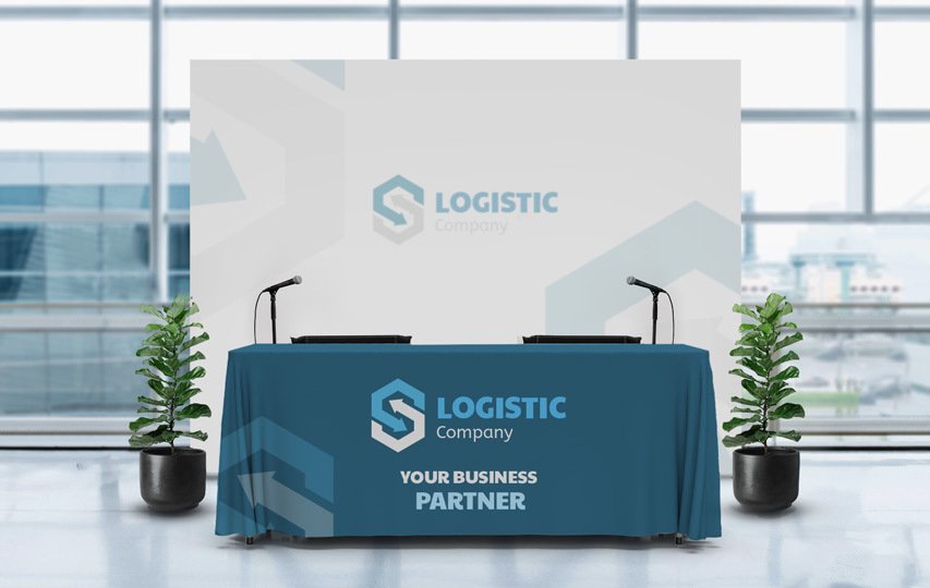 Logo table covers