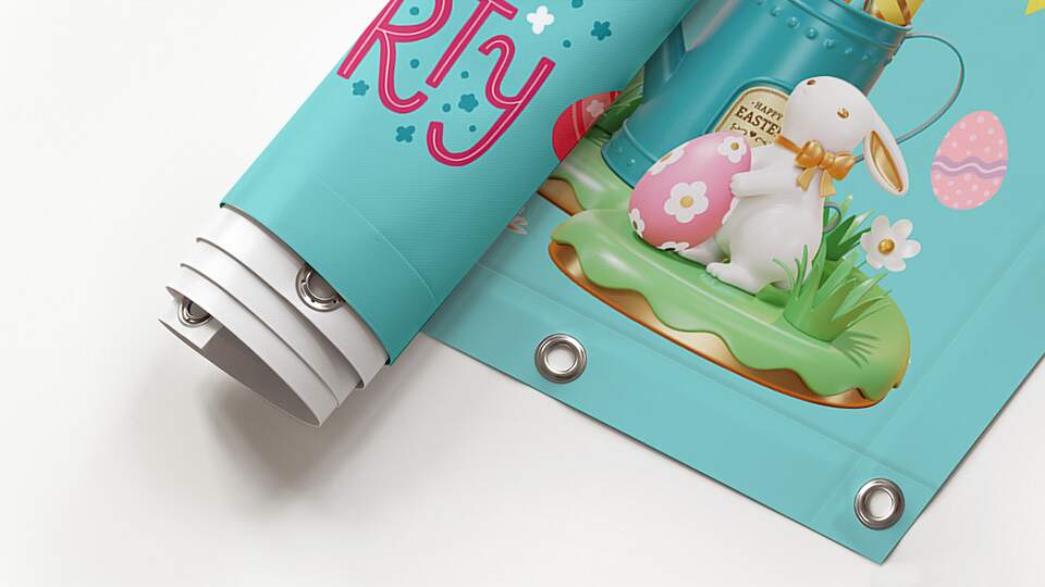 party banner material and printing