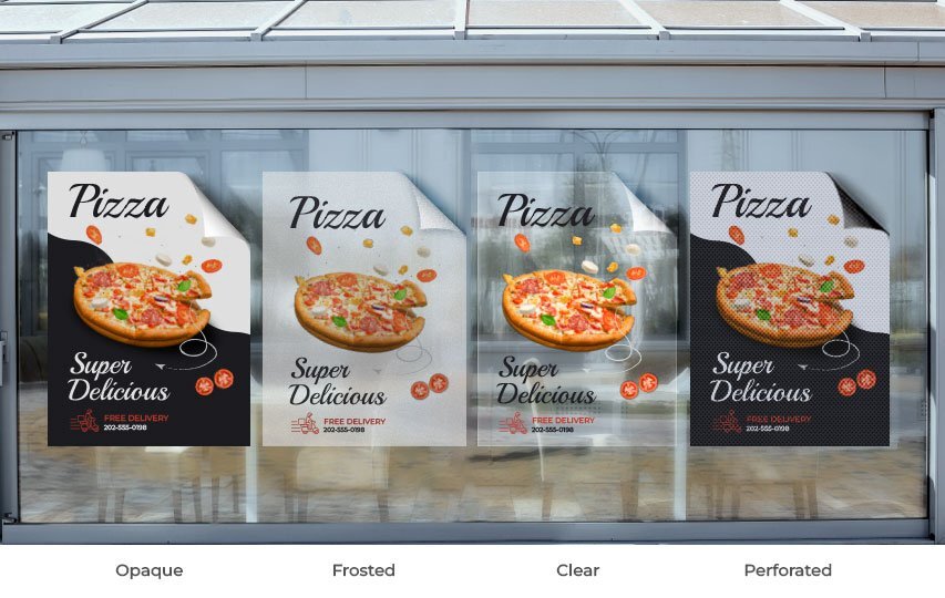 Restaurant Window Decals