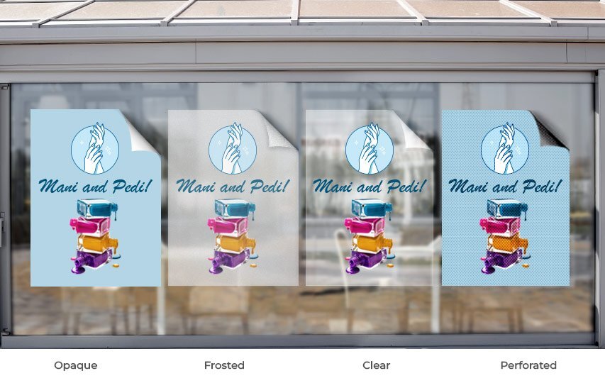 Salon Window Decals