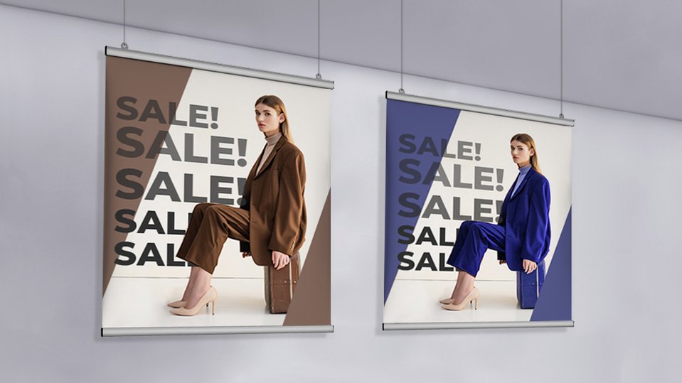 Snap hanging posters