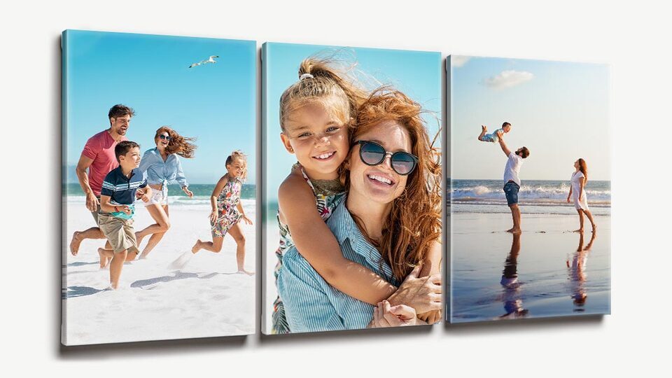 Split canvas prints