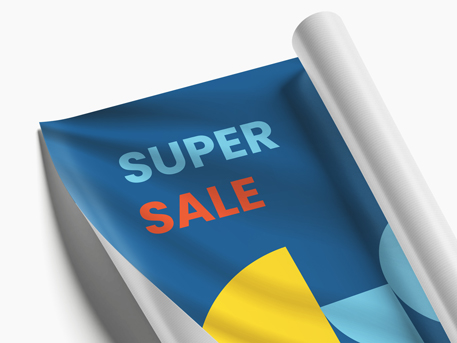 Custom fabric banner printing for Super Sale