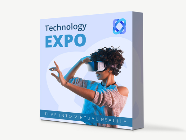 Technology expo pop-up banner printing