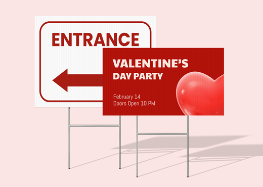 Vday 25 Real Estate Sign Printing Online