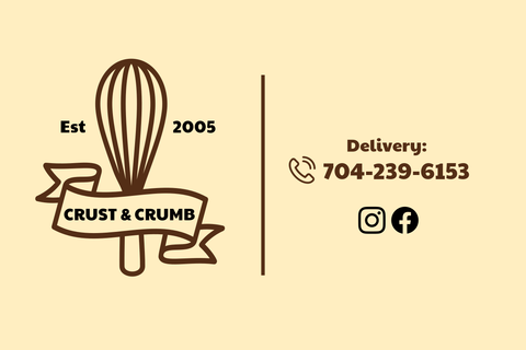 Brown and Beige Crust and Crumb Business Card Template