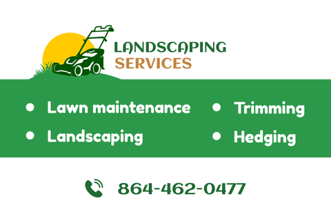 Landscaping Services Business Card Template