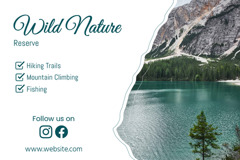 Nature Reserve Postcard Template