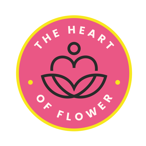 The Heart of Flower Logo Template